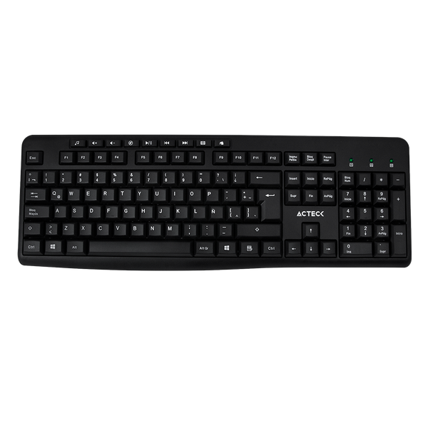 Kit 2 En 1 Multimedia Acteck Teclado Y Mouse Inalambrico Mk450 Ac-931748