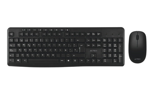 Kit 2 En 1 Multimedia Acteck Teclado Y Mouse Inalambrico Mk450 Ac-931748