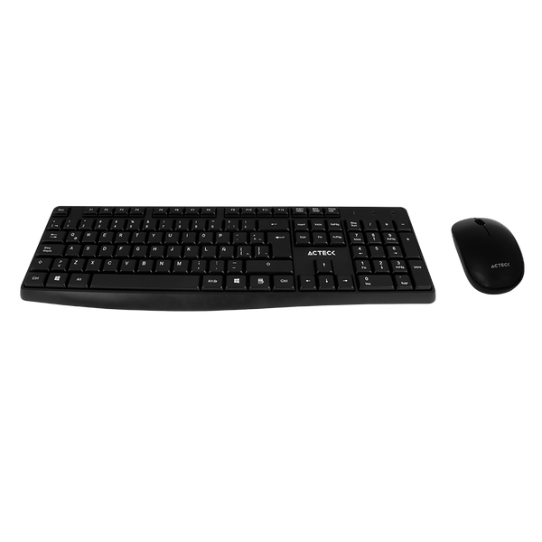 Kit 2 N 1 Acteck Teclado Con Mouse Inalambrico Usb Creator Mk440 Ac-931755
