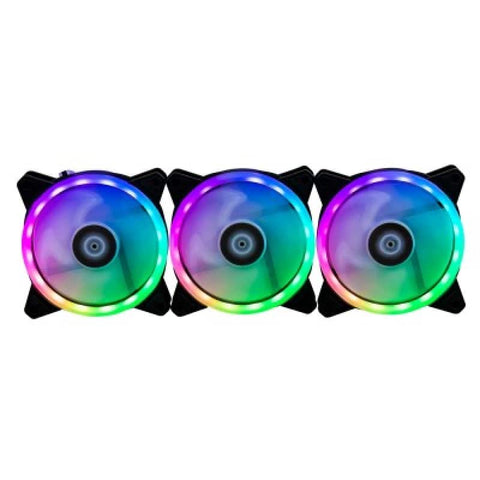 kit 3 ventiladores balamrush 120 mm argb eolox aire lumínico br-931335