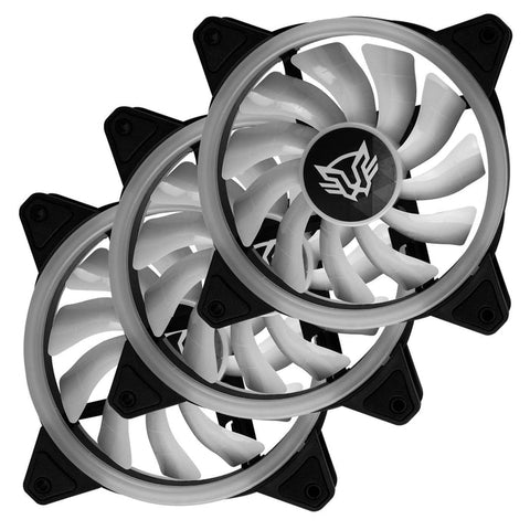 kit 3 ventiladores balamrush 120 mm argb eolox aire lumínico br-931335