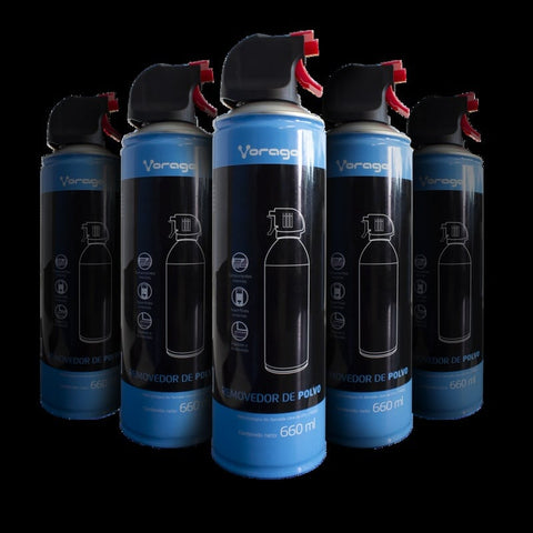Kit 5 Piezas Aire Comprimido Vorago Kit5-Cln-300 660ml