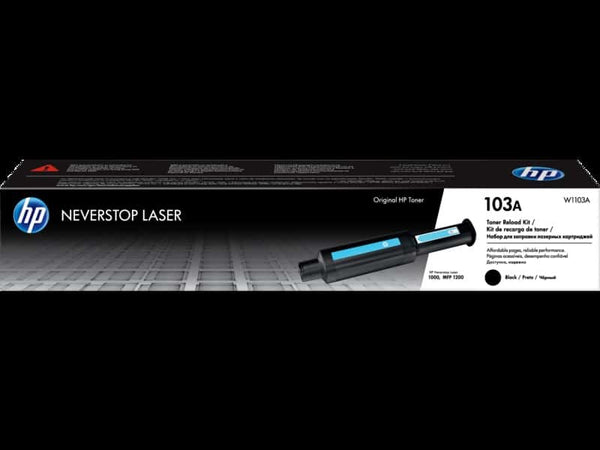 Kit De Recarga De Tóner Original Hp Laser 103a Negro (W1103a)