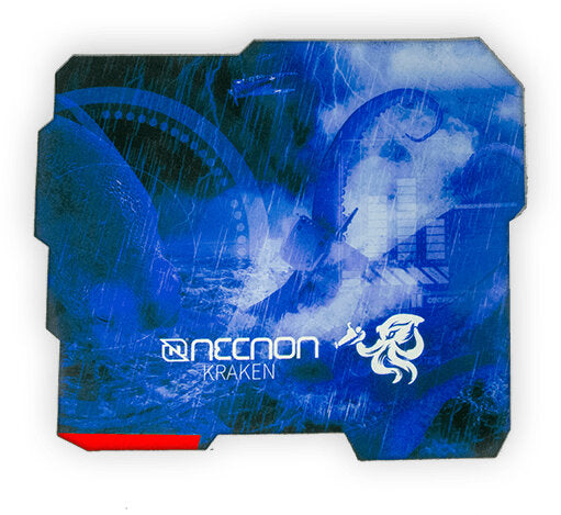 Kit Gaming Necnon 4 En 1 Ngc-Kraken Audifono Led, Teclado, Mouse, Mp Azul