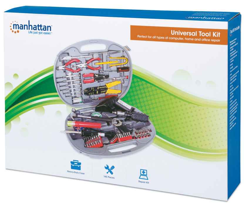 Kit Herramientas Manhattan Mantenimiento 145 Piezas 530217