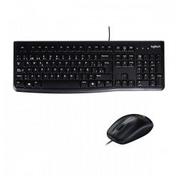 Kit logitech mk120 teclado y mouse alambrico usb (920-004428) p.s.
