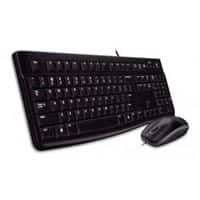 Kit logitech mk120 teclado y mouse alambrico usb (920-004428) p.s.