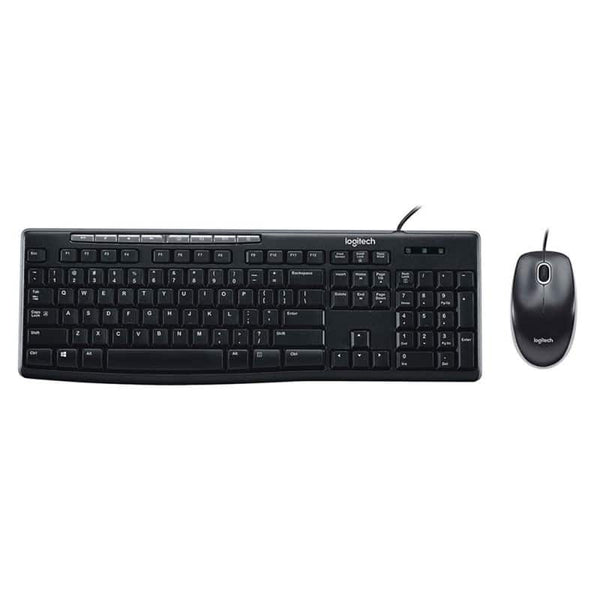 Kit Logitech Mk200 Teclado Y Mouse Alambrico Multimedia (920-002716)