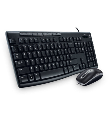 Kit Logitech Mk200 Teclado Y Mouse Alambrico Multimedia (920-002716)