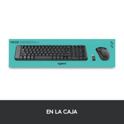 Kit Logitech Mk220 Teclado Y Mouse Inalambrico (920-004430)