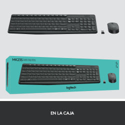Kit Logitech Mk235 Teclado Y Mouse Inalambrico (920-007901)