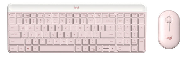 Kit Logitech Mk470 Slim Teclado Y Mouse Inalambrico Rose (920-011312)