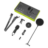 Kit Microfono Condensador Usb Yeyian Ysa-Uchq-01 Agile Nl Negro
