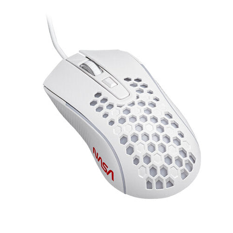 Kit Teclado Y Mouse Alambrico Nasa By Techzone Ns-Gc01 Led Rgb Blanco