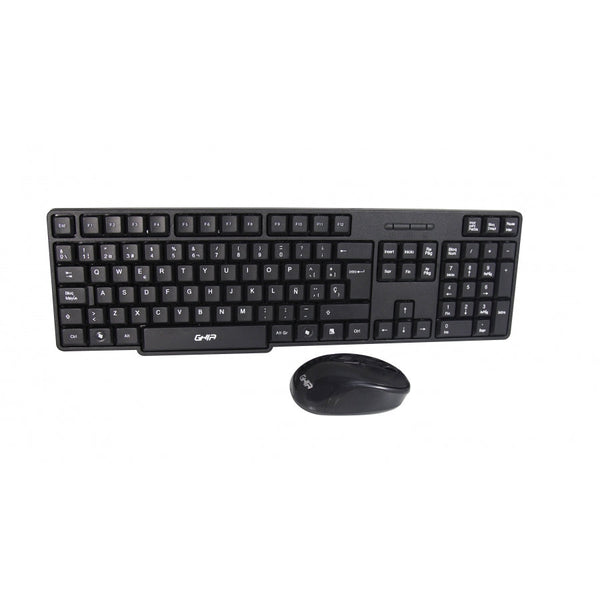 Kit Teclado Y Mouse Ghia Alambrico Usb Color Negro