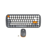 Kit Teclado Y Mouse Techzone Tz20comb01-Ina Nano Usb Inalambrico Retro