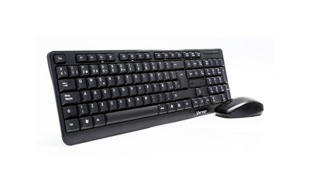 Kit Teclado Y Mouse Vorago Km-302 Inalambrico Negro