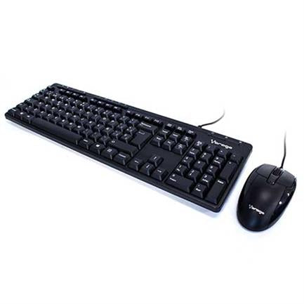 Kit Vorago Km-104 Teclado Y Mouse Alambrico Multimedia Usb