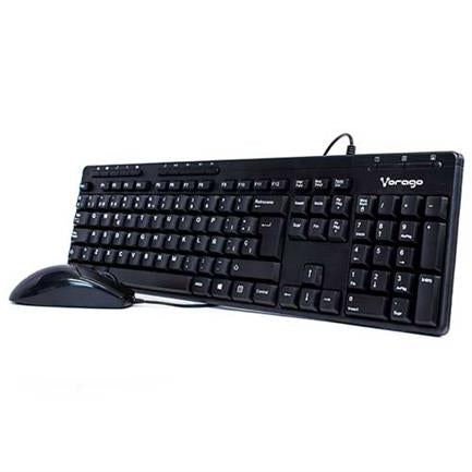 Kit Vorago Km-104 Teclado Y Mouse Alambrico Multimedia Usb