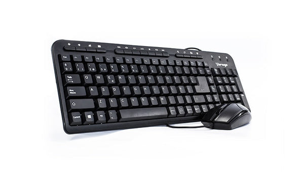 Kit Vorago Km-105 Teclado Y Mouse Alámbrico Multimedia Usb