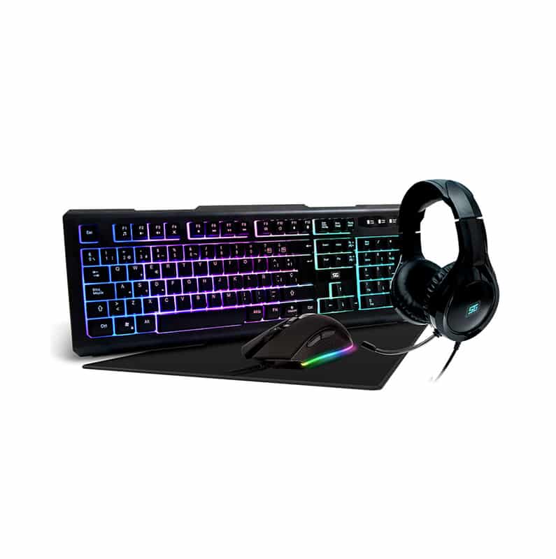 Kit Vorago Start The Game Teclado, Mouse, Headset, Tapete Kmh-501