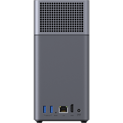 NAS UGREEN NASync DH2300 | Procesador RK3576 | 4GB | 32GB eMMC | 2 Bahías SATA | JBOD-Basic-RAID 0-RAID 1 | Puerto HDMI 4K | 1 GbE | USB 3.2 Gen 1 Type-C | Detección NFC