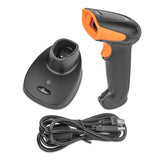 Lector De Código De Barras Qian 1D,2D Con Base, Inalámbrico, Usb (Qob-2Dmfe)