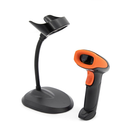 Lector De Codigo De Barras Qian Tiaoma Qlc21701 Con Base, Usb, 350 50