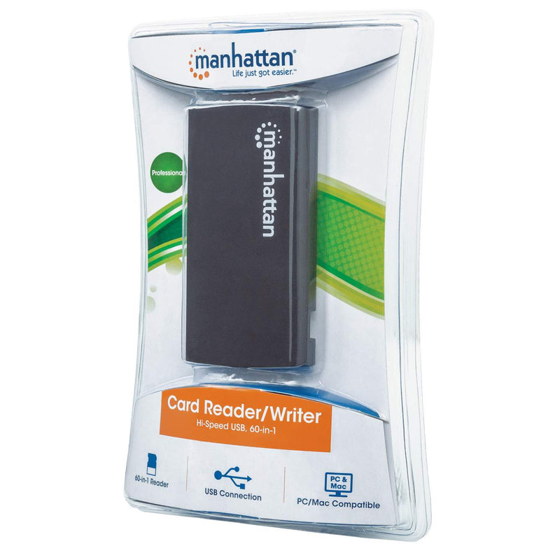 Lector De Tarjetas Externas Manhattan 60 En 1 A Usb 2.0 100939