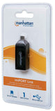 Lector De Tarjetas Otg Manhattan 24 En 1+Usb Smartphone Tablet 406222