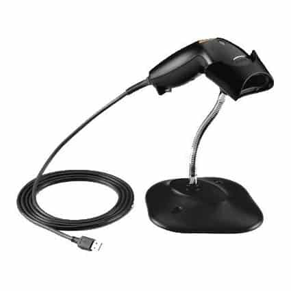 Lector Zebra Ls1203 Laser Usb Negro Con Base