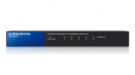 Linksys Switch Metalico Escritorio 5 Ptos Gigabit No Admin (Se3005)