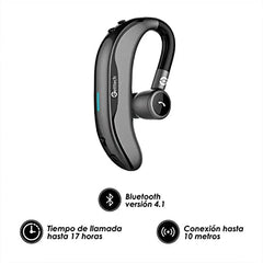 Manos Libres Getttech Gai-29901g Intune Bt 4.1, 18 Horas, 10m Sport Gris