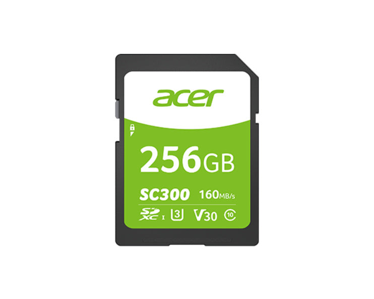 Memoria Acer Sd Sc300 256gb 160 Mb/S (Bl.9bwwa.309)