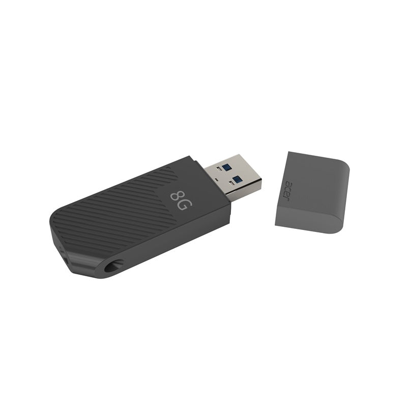 Memoria Acer Usb 2.0 Up200 8gb Negro, 30mb/S (Bl.9bwwa.508)