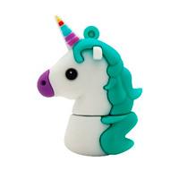 Memoria Brobotix Usb V2.0 32gb, Unicornio Azul