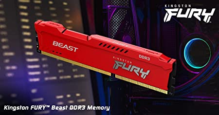 Memoria Ddr3 Kingston Fury Beast Blue 8gb 1600mhz Dimm(Kf316c10b/8)