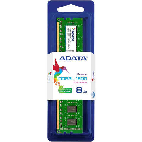 Memoria Ddr3l Adata 8gb 1600 Mhz Udimm 1.35v (Addu1600w8g11-S)