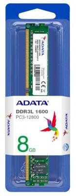 Memoria Ddr3l Adata 8gb 1600 Mhz Udimm 1.35v (Addx1600w8g11-Sgn)