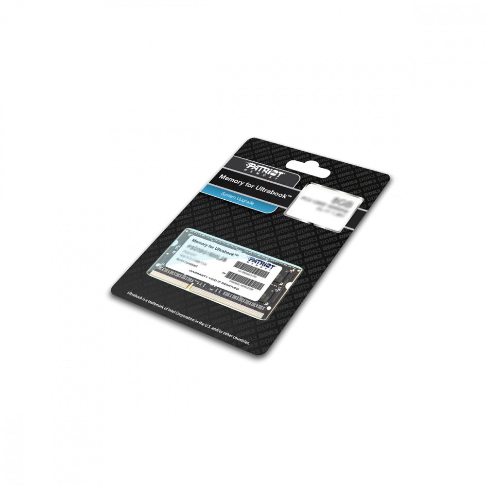Memoria Ddr3l Patriot Signature 8gb 1600mhz Sodimm (Psd38g1600l2s)