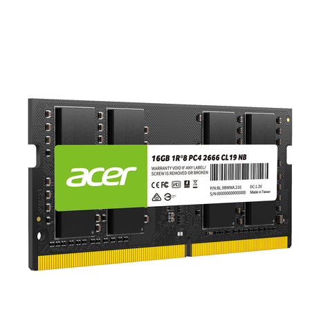 Memoria Ddr4 Acer Sd100 16gb 2666mhz Sodimm Cl19 (Bl.9bwwa.210)