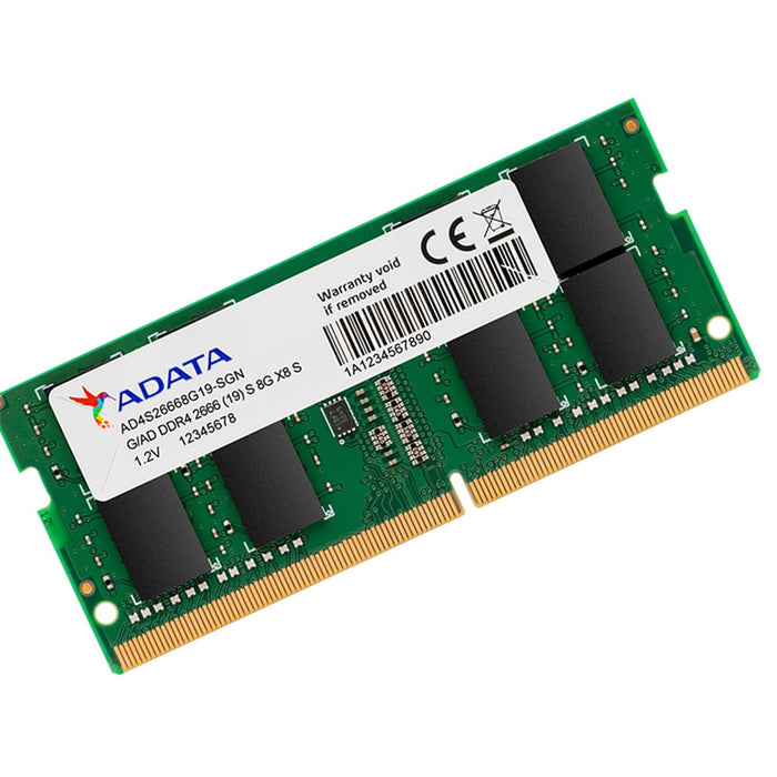 Memoria Ddr4 Adata 8gb 2666 Mhz Sodimm (Ad4s26668g19-Sgn)