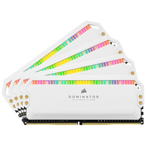 Memoria Ddr4 Corsair Dominator Platinum Rgb White 32gb 4x8 4000mhz