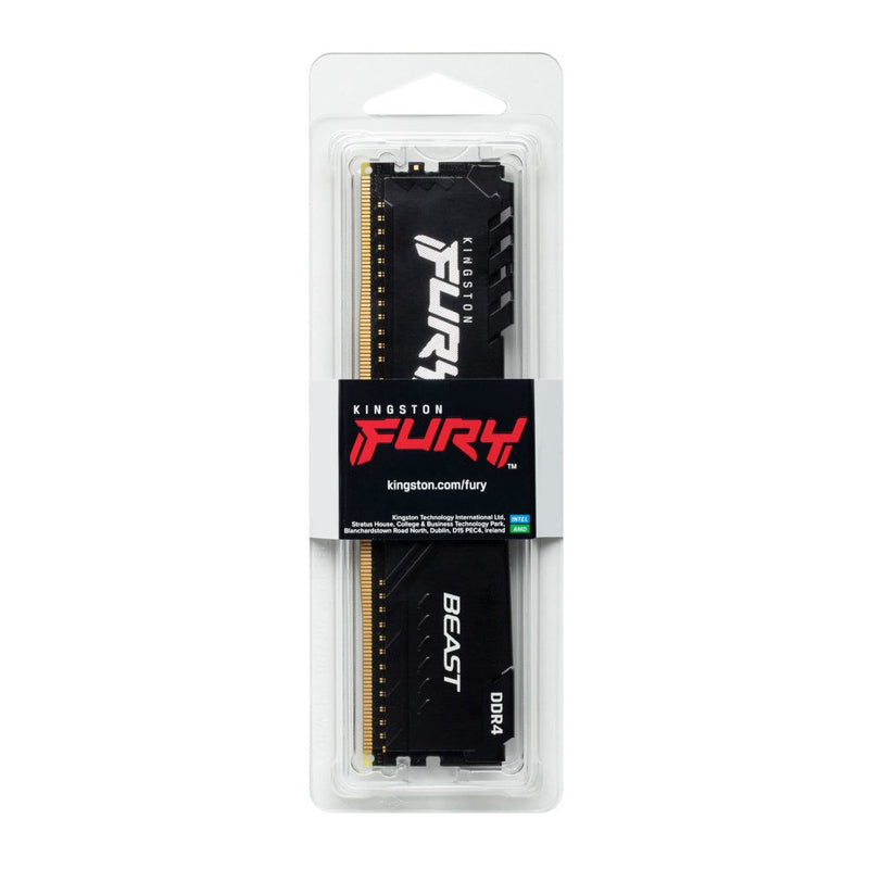 Memoria Ddr4 Kingston Fury Beast Black 8gb 2666 Mhz Dimm(Kf426c16bb/8)