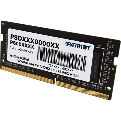 Memoria Ddr4 Patriot Signature 4gb 2400mhz Sodimm (Psd44g240081s)