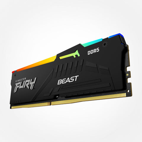 Memoria Ddr5 Kingston Furybeast 32gb 5200mhz Rgb Cl40 (Kf552c40bba-32)