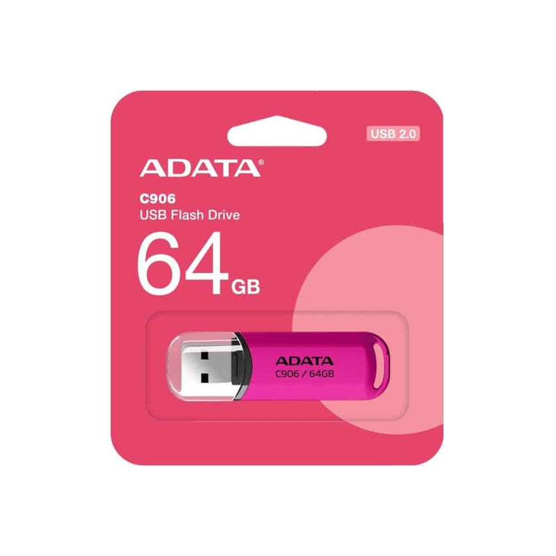 Memoria Flash Adata Ac906 64Gb Usb 2.0 Pink (Ac906-64G-Rpp)