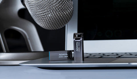 Memoria Flash Adata Ur340 64gb Usb 3.2 Negro (Aroy-Ur340-64gbk)