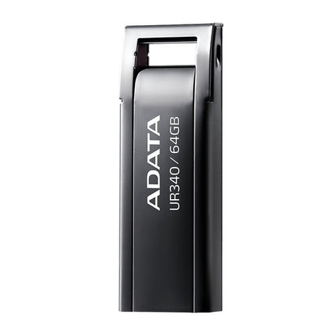 Memoria Flash Adata Ur340 64gb Usb 3.2 Negro (Aroy-Ur340-64gbk)