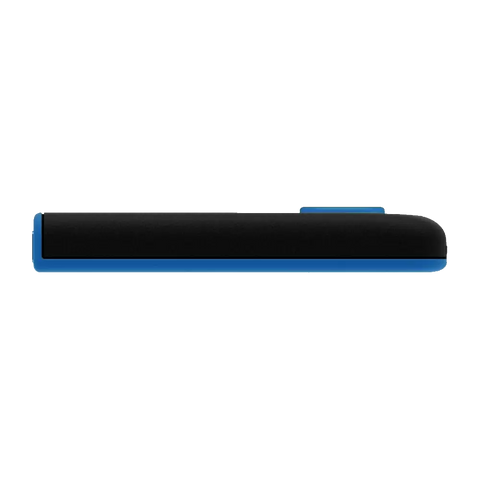 Memoria Flash Adata Uv128 64gb Usb 3.0 Negro Con Azul (Auv128-64g-Rbe)
